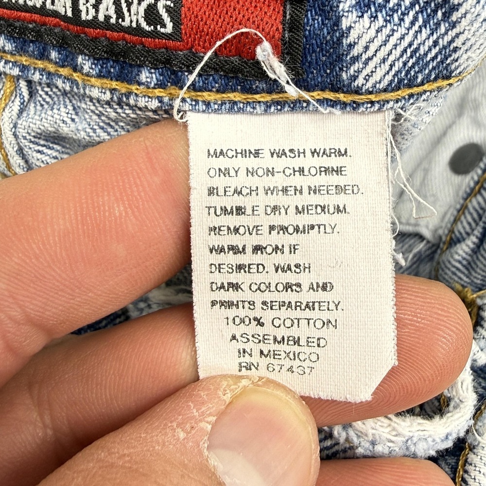 Vintage Sasson Modern Basics Jeans‎ Womens 12 Blue Acid Wash High Rise Mom 90s - Picture 6 of 15